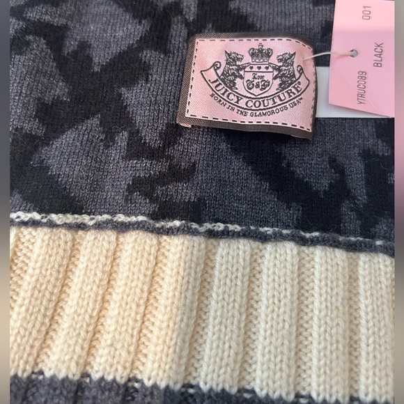 Juicy Couture Scotty Print Scarf - Y2K - Picture 6 of 11
